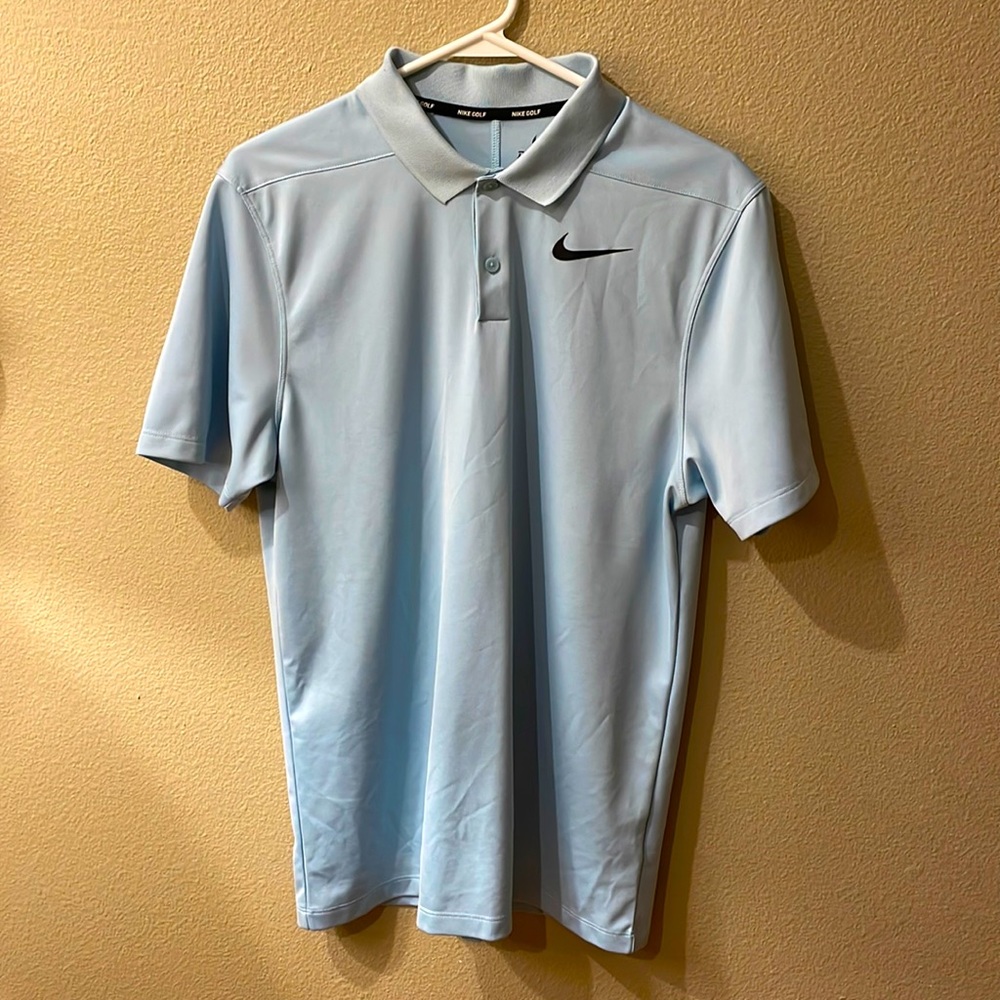 Nike Golf Shirt size Small light blue